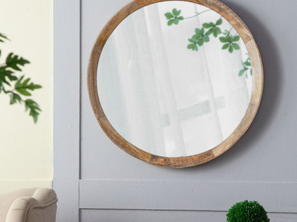 Transitional Decor Style Wall Mirror Decor With Frame For Bathroom
