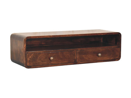 Floating Open Console - Walnut