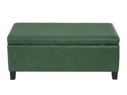 Storage Ottoman With Flip Top Lid