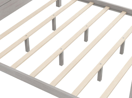anopy Platform Bed With Headboard And Support Legs