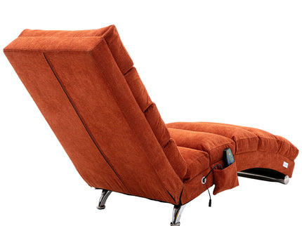 Massage Chaise Lounge Indoor With Remote Control, Ergonomic Electric Massage Lounger