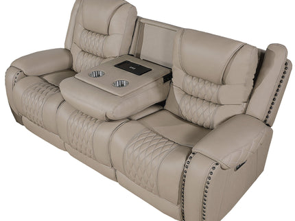 Power Motion Sofa Set With USB Ports And Adjustable Headrests