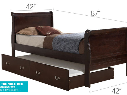 Elegant Trundle Bed With Timeless Charm
