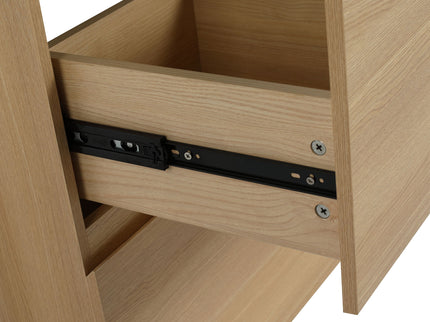 Modern Freestanding Bathroom Vanity Cabinet With Double Drawer