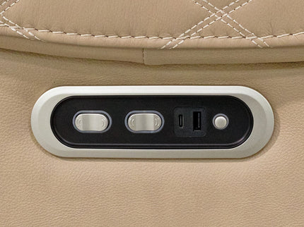 Power Motion Sofa Set With USB Ports And Adjustable Headrests