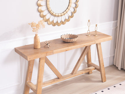 A-Frame Console Table - Natural