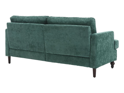 Mid Century Modern Fabric Loveseat Sofa, 2 Seat Upholstered Couch