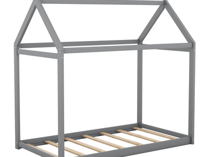 Wooden House Shaped Bed