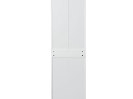 Bathroom Vanity With 2 Damping Hinge Doors, 3 Drawers, Adjustable Shelves - White