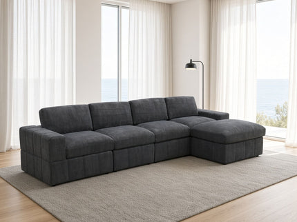 Modular Sectional Sofa, Reversible Set