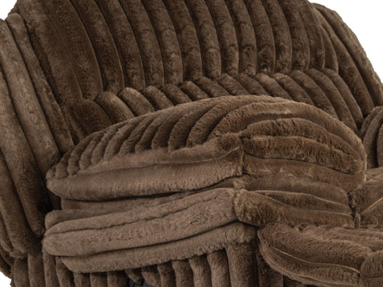 Contemporary Manual Motion Glider Recliner Chair With Padded Armrests And Smooth Rocking Function