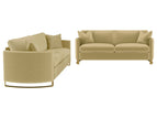 Light Brown / 2 Pc. Sofa, Loveseat