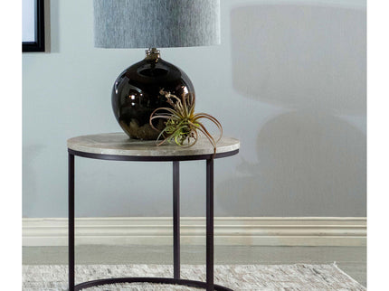 End Table - Gray / Gunmetal