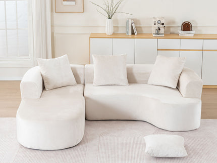 Modular Sectional Sofa With L Shape Chaise With Deep Seat
