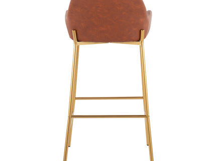 Daniella - Contemporary / Glam Fixed Height Bar Stool (Set of 2)