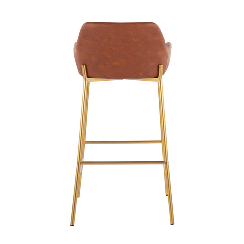 Daniella - Contemporary / Glam Fixed Height Bar Stool (Set of 2)