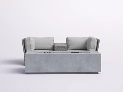 Outdoor Elegance Conversation Set With Fire Pit