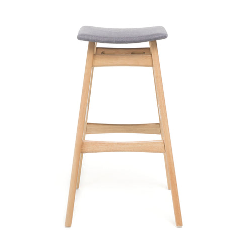 Modern Bar Stool Set With Upholstered Seating