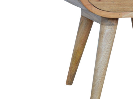 Circular Open Bedside Nightstand