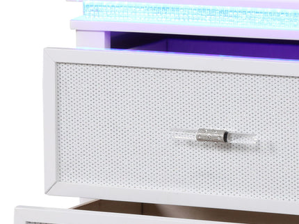 Opium - 2 Drawer Nightstand - White