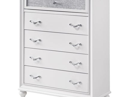 Randall - 5 Drawer Chest - White
