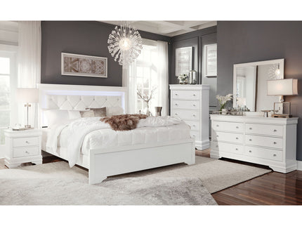 Shaker - Crocodile Metallic Nightstand