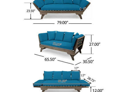 Ottavio - Convertible Sofa Daybed With Water Resistant Cushions