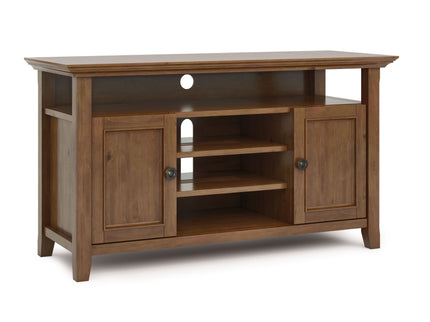 Amherst - TV Media Stand - Medium Saddle Brown