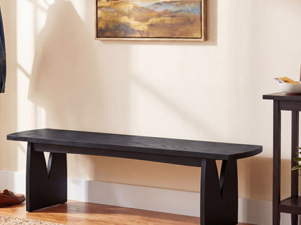 Dining Bench For Kitchen - Black