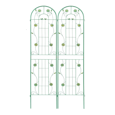 Metal Garden Trellis Rustproof Trellis For Climbing Plant Outdoor Flower Support