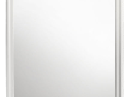 Mckee - 4 Piece Queen Bedroom Set, Includes Bed, Nightstand, Dresser And Mirror - White