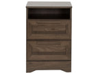 Dark Brown / 2 Drawers