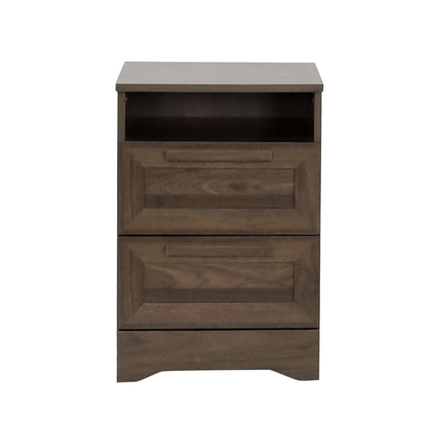 Broxon - Rustic Drawer Nightstand