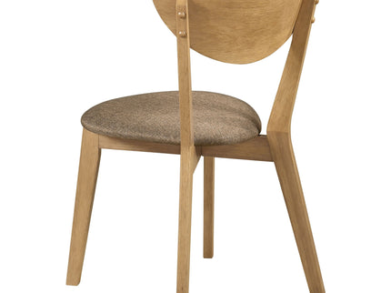 Barlow - 5 Piece Round Dining Set With Chairs - Walnut