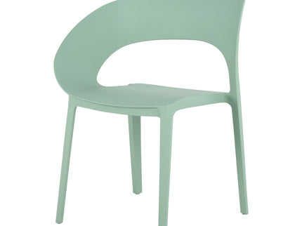 4 Piece Set Of Modern Designed Single Chairs With Round Table
