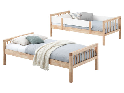 Ponderosa - Twin Over Twin Bunk Bed With Accents - Natural