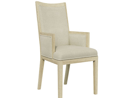 Adeline - Upholstered Arm Chair - Natural Wood Wash