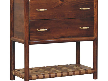 Regency - Woven 2 Drawer Nightstand - Brown