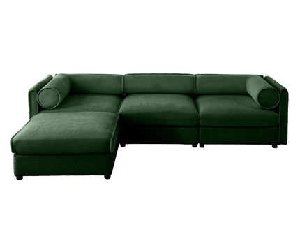 Contemporary Elegant Sofa With Storage And Ottoman