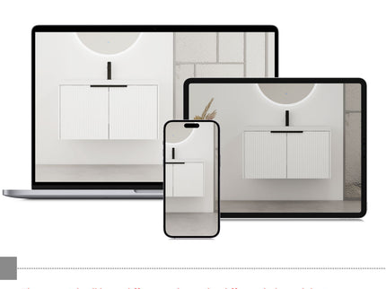 Contemporary Wall Mounted Bathroom Vanity With Resin Double Sink