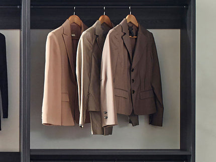 Monica - Walk-In Closet System With Spacious Storage - Gray