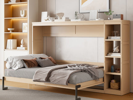 Murphy Bed With Bookshelf And Storage