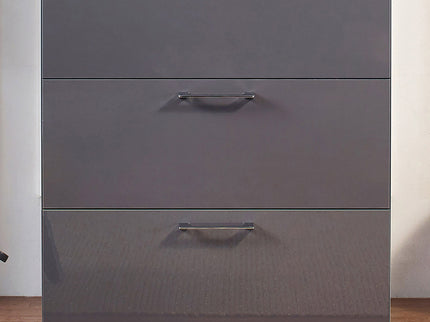 Bliss - Glossy 4 Drawer Jumbo Chest With Extra Deep Storage