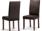 Dark Brown / Faux Leather