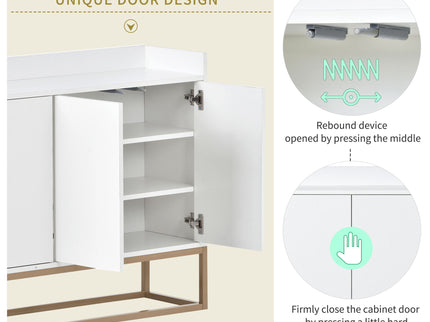 Modern Sideboard Elegant Buffet Cabinet With Large Storage Space For Dining Room, Entryway
