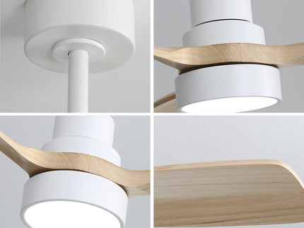 Indoor Ceiling Fan With Dimmable LED Light, 6 Speed Remote ControlLED DC Motor, Reversible Blades