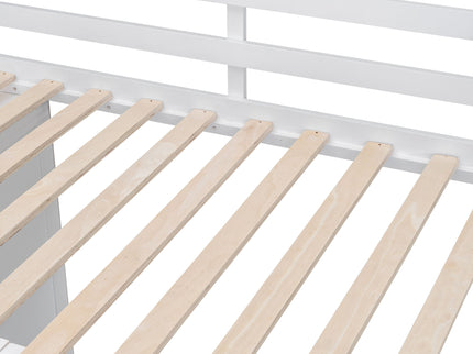 Loft Bed With Built In Wardrobes, Cabinets And Drawers