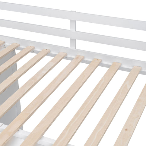 Loft Bed With Built In Wardrobes, Cabinets And Drawers