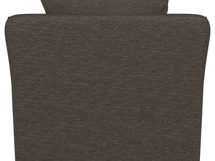 Paige - Flared Arm Chair - Charcoal Gray