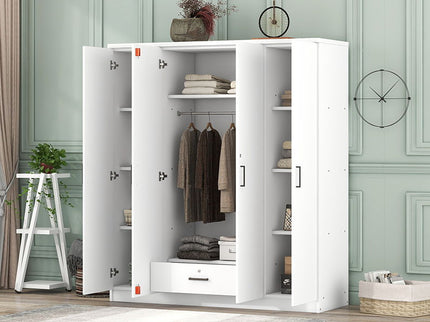 4 Door Wardrobe With 1 Drawer